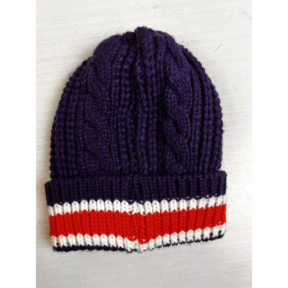 Clemson Tigers 47 Beanie Toboggan Hat Women's Orange Purple College Outdoors - Picture 3 of 8